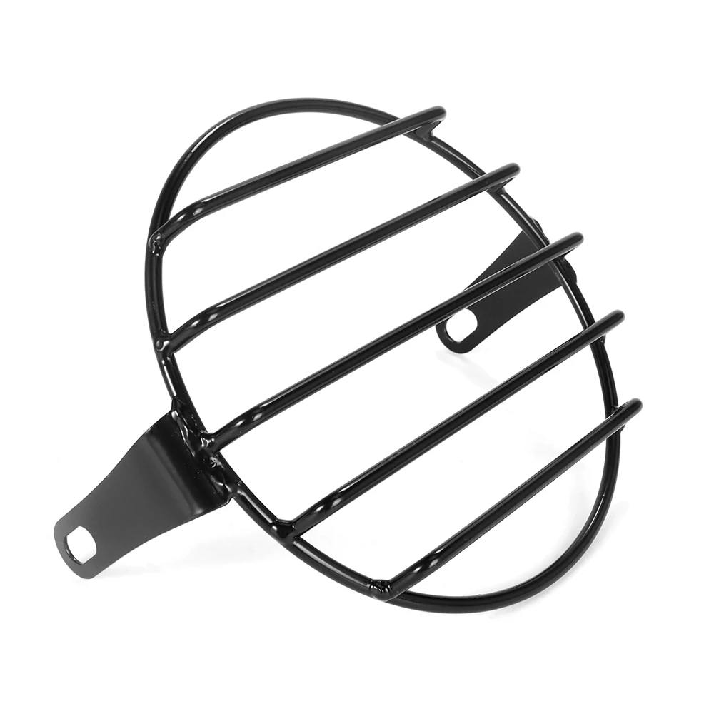 Motorcycle Universal Vintage Headlight Protector Retro Grill Light Lamp Cover For Harley Ducati Chopper Yamaha Cafe Racer view 2