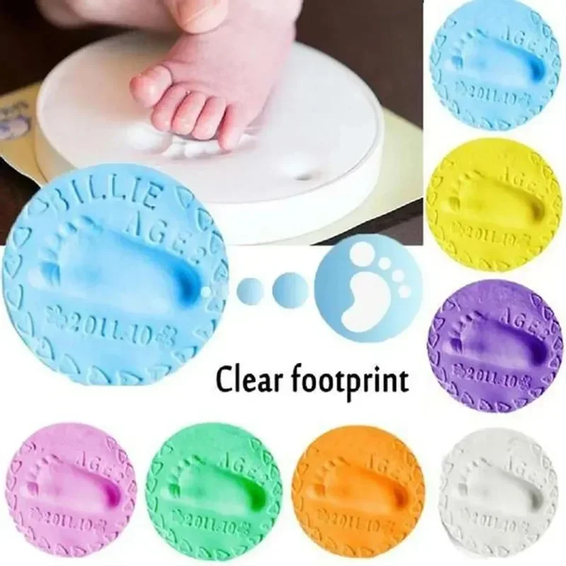 20g Baby Growth Commemorative Hand Foot Printing Mud Soft Clay DIY Handprint Footprint Fingerprint Decompression Children's Toy