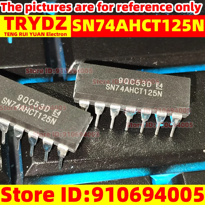 100-10pcs New SN74AHCT125N 74AHCT125N DIP14 Logic IC transistor