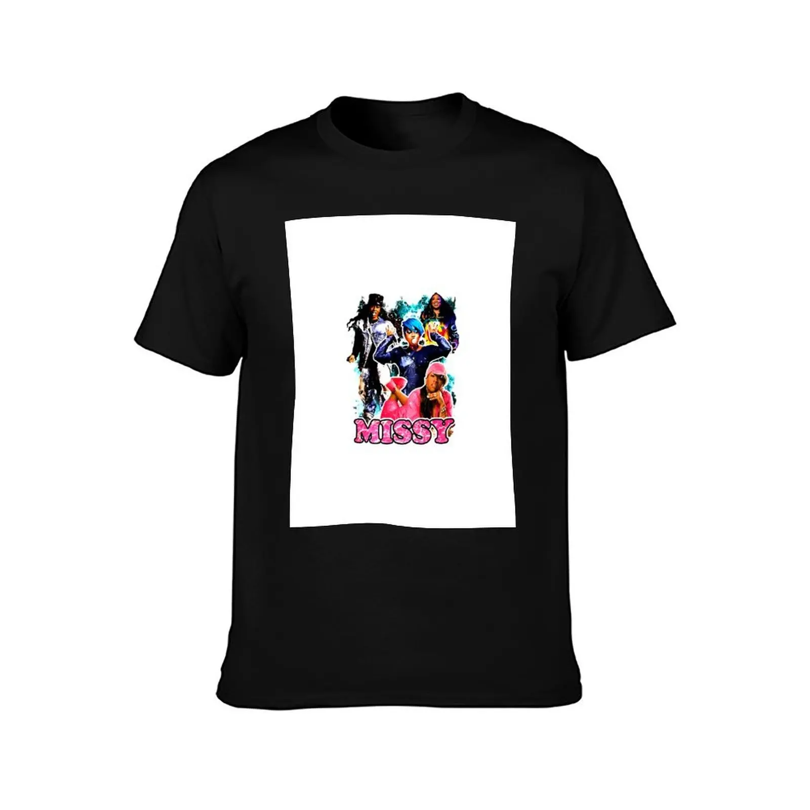 Vintage Inspired Missy Elliott Hip Hop Rap T-Shirt Simple Line Art Print Tee T-Shirt