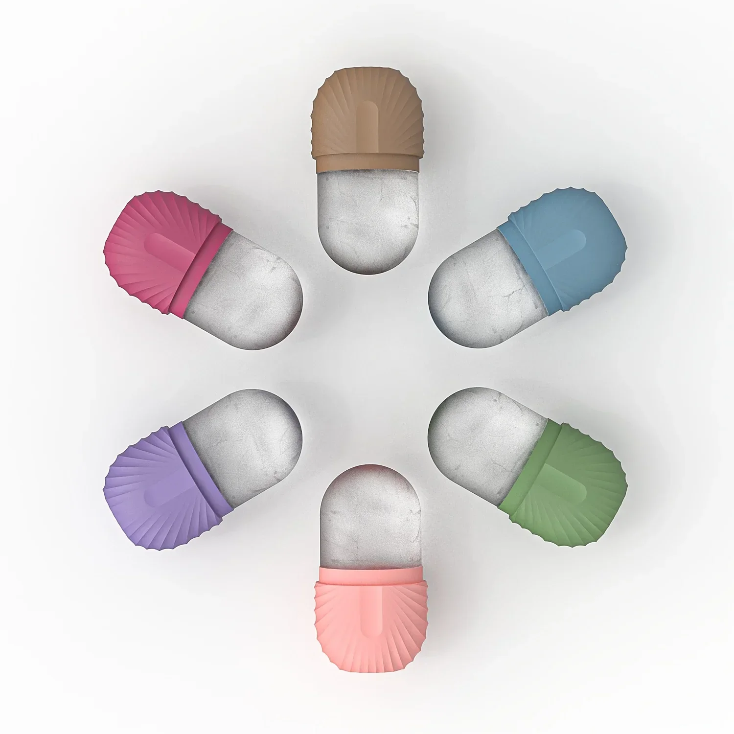 Eis-Gesichtsroller-Set für die Hautpflege, Gesichtsroller-Gua-Sha-Tool-Set, Gesichtsmassage-Roller zum Lifting und Konturieren – Detail 10