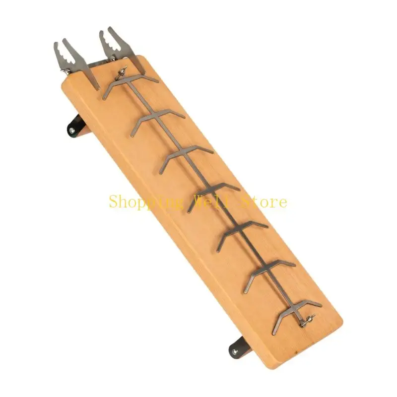 KX4B Tradition Fish Cooking Board With Safe For Food Metal Fasteners For Even Heating