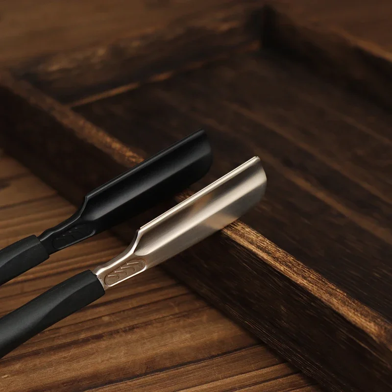 1/2 قطعة - حامل سكاكين حلاقة يدوية مستقيمة لحلاقة اللحية أداة تشذيب احترافية لقص الشعر خاص للشعر المستعار الحقيقي #3