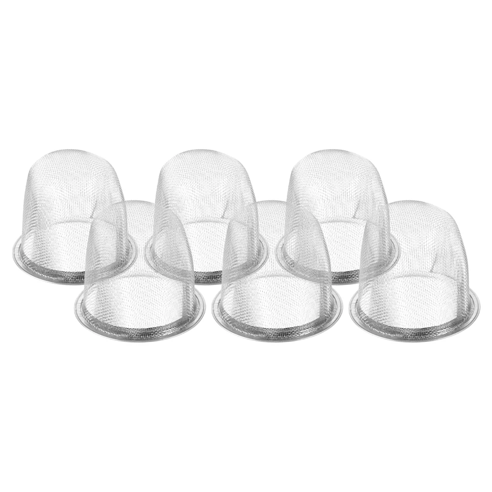 6 قطعة الفولاذ المقاوم للصدأ Infuser مرشح شبكي كبير لعشاق مصفاة شاي معدنية استبدال براد شاي تصفية اتقان غرامة #3