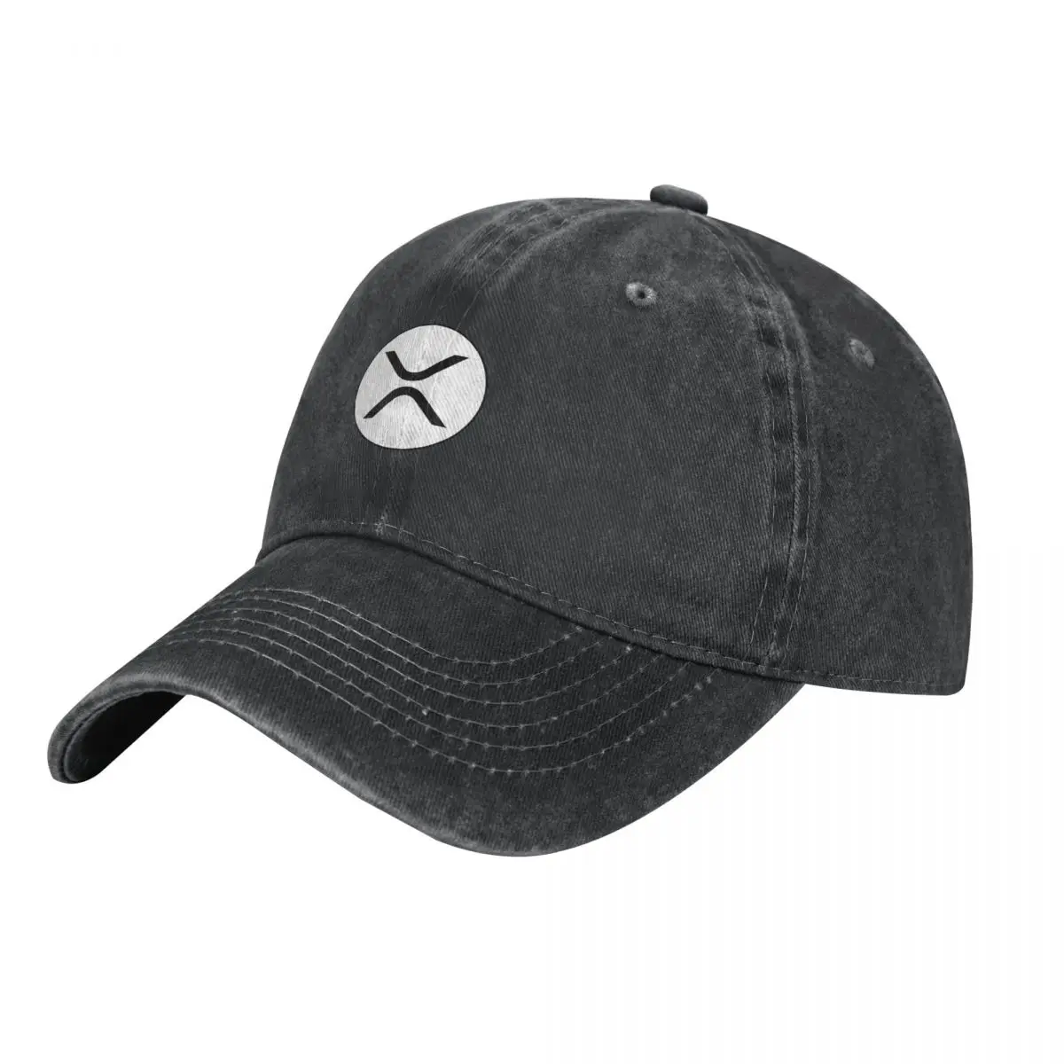 XRP - Round logo (Lite) Cowboy Hat derby hat Snapback Cap fashionable Hats For Women Men's