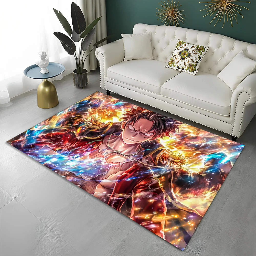 Tapis de sol en 3D, une seule pièce, dessin animé, anime, pour salle de jeux, chambre à coucher, salon, canapé, décoration de la maison, tapis de jeu pour enfants, tapis antidérapant