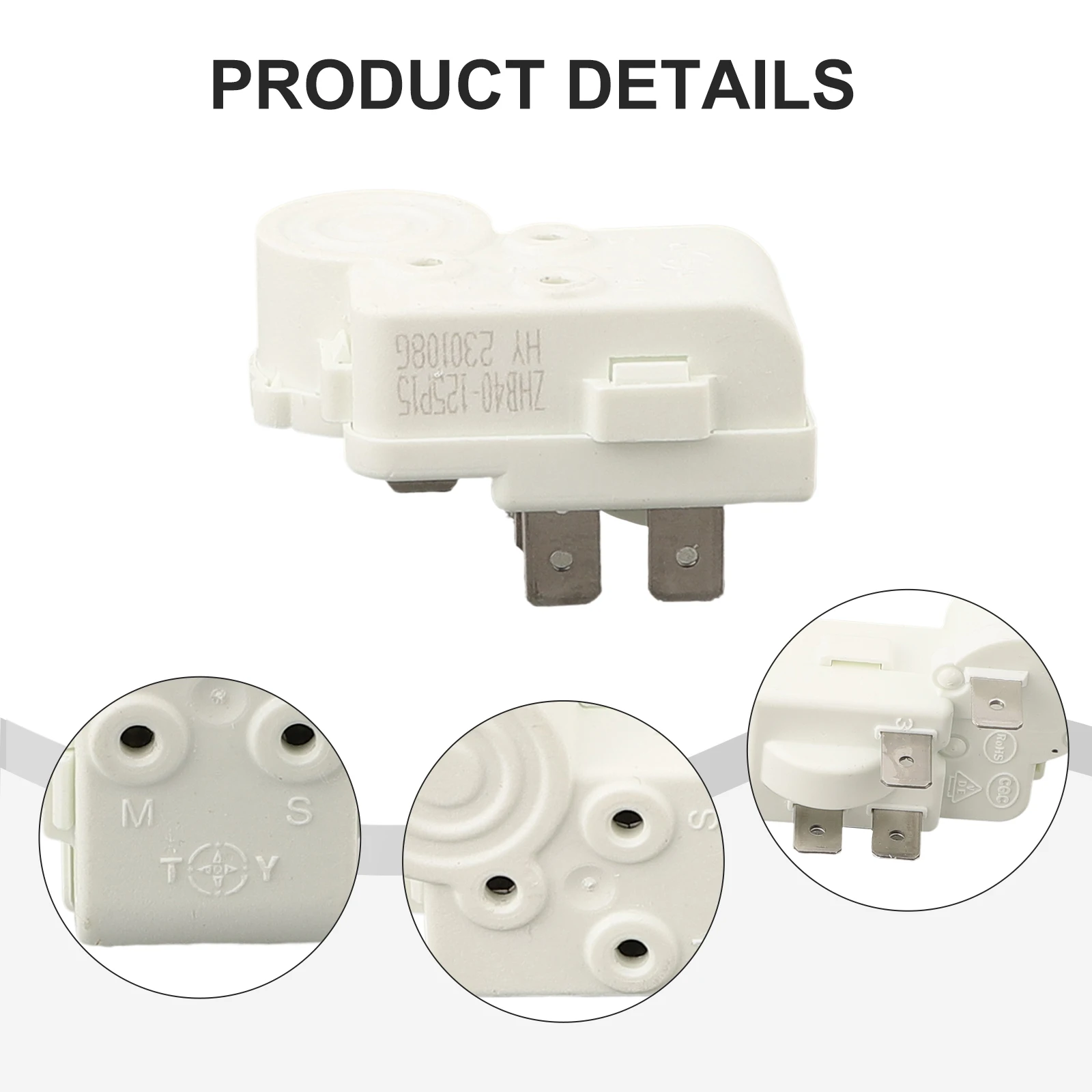 Sostituzione affidabile per protezione da sovraccarico del compressore del frigorifero Relè di avviamento PTC ZHB35120P15 BEU Opzione di sostituzione perfetta