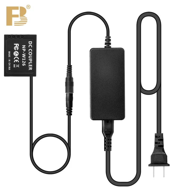 FB NP W126S Dummy Battery AC Power Supply Adapter Camera External Kit for Fujifilm XS10 XE4 XT200 XT30 II XA7 XA5 XA3 XE3 X100V