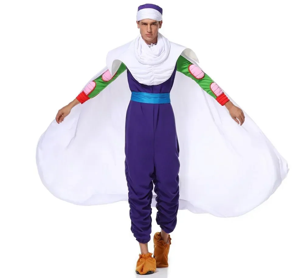 Anime Adult Suits Son Goku and Piccolo Cosplay Costume Son  Anime Superheroes Jumpsuit Role Play Dress Up