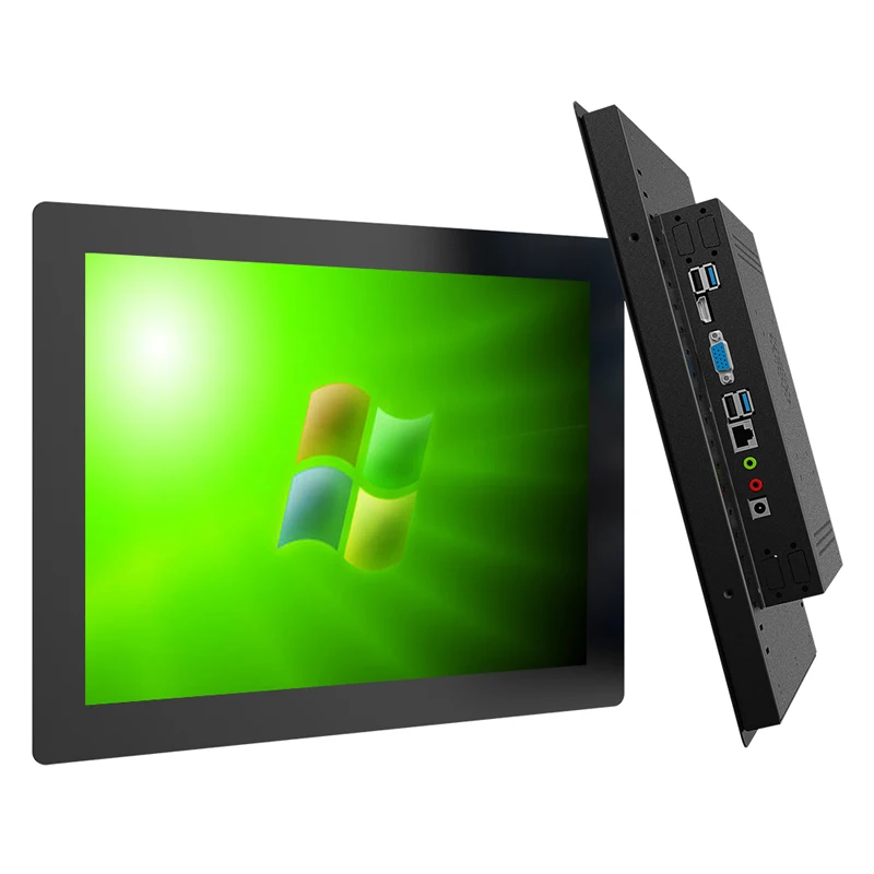 14 Inch Industriële Mini-Computertablet Allemaal In Één Pc-Paneel Met Resistief Touchscreen Ingebouwde Wifi Com Win10 Pro 1366*768