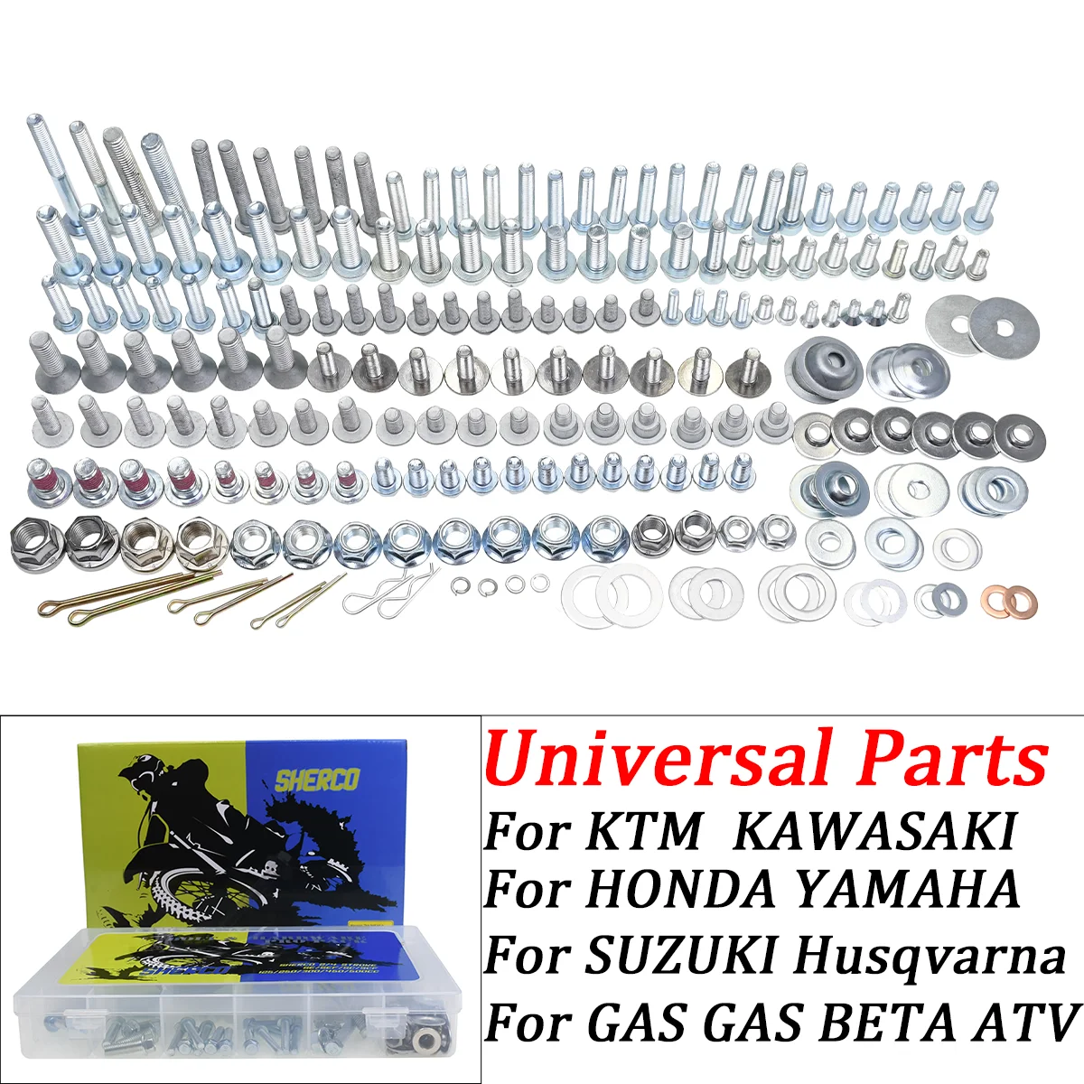 

Hardware Bolt Full Plastics Fastener Kit For SHERCO SC SCF SE SEF SEF-R SE-R SE-Factory SEF-Factory 125-500 2013-2025 Dirt Bike