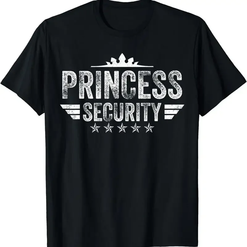 Princess Security Boys Big Brother Vintage Birthday Dad Mom T Shirt