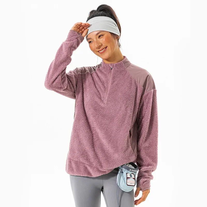 

Men Women Outdoor Sport Fashion Loose Casual Long Sleeve Fleece Warm T-shirt Unisex T Shirts Tops Winter Velvet Thicken Tshirt