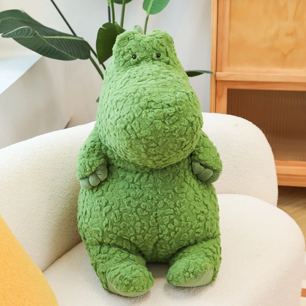 

Cute and Adorable Green Dinosaur Plush Toy Throw Pillow, Soft and Lovely Sofa Ornament for Home Decoration, Birthday Gift