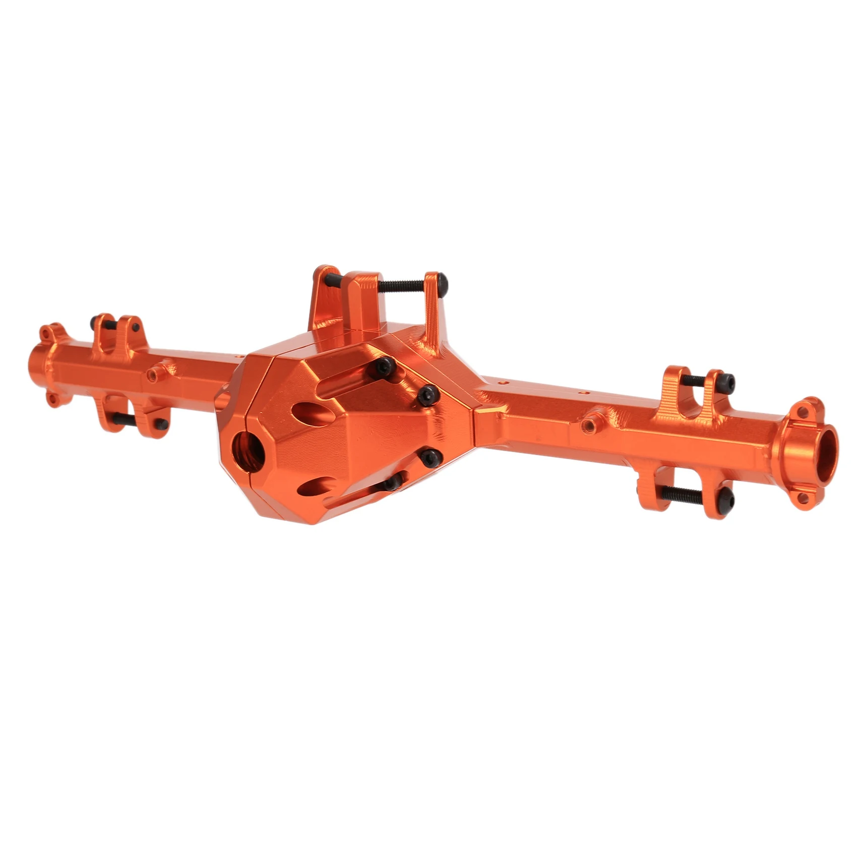 Metal Rear Axle Housing with Gearbox Cover for Traxxas UDR Unlimited Desert Racer 1/7 RC Car Upgrade Parts,Orange