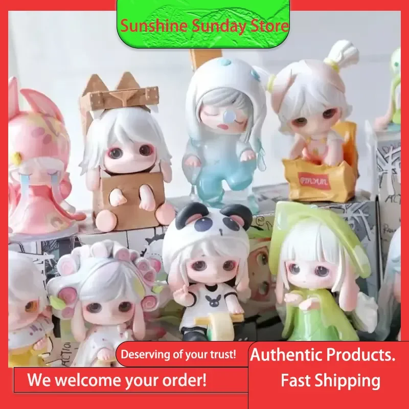 

Genuine Rabeea I'M Not A Weird Kid Series Blind Box Cute Girls Anime Figure Toys Gift Desktop Model Mystery Box Girl Decorate