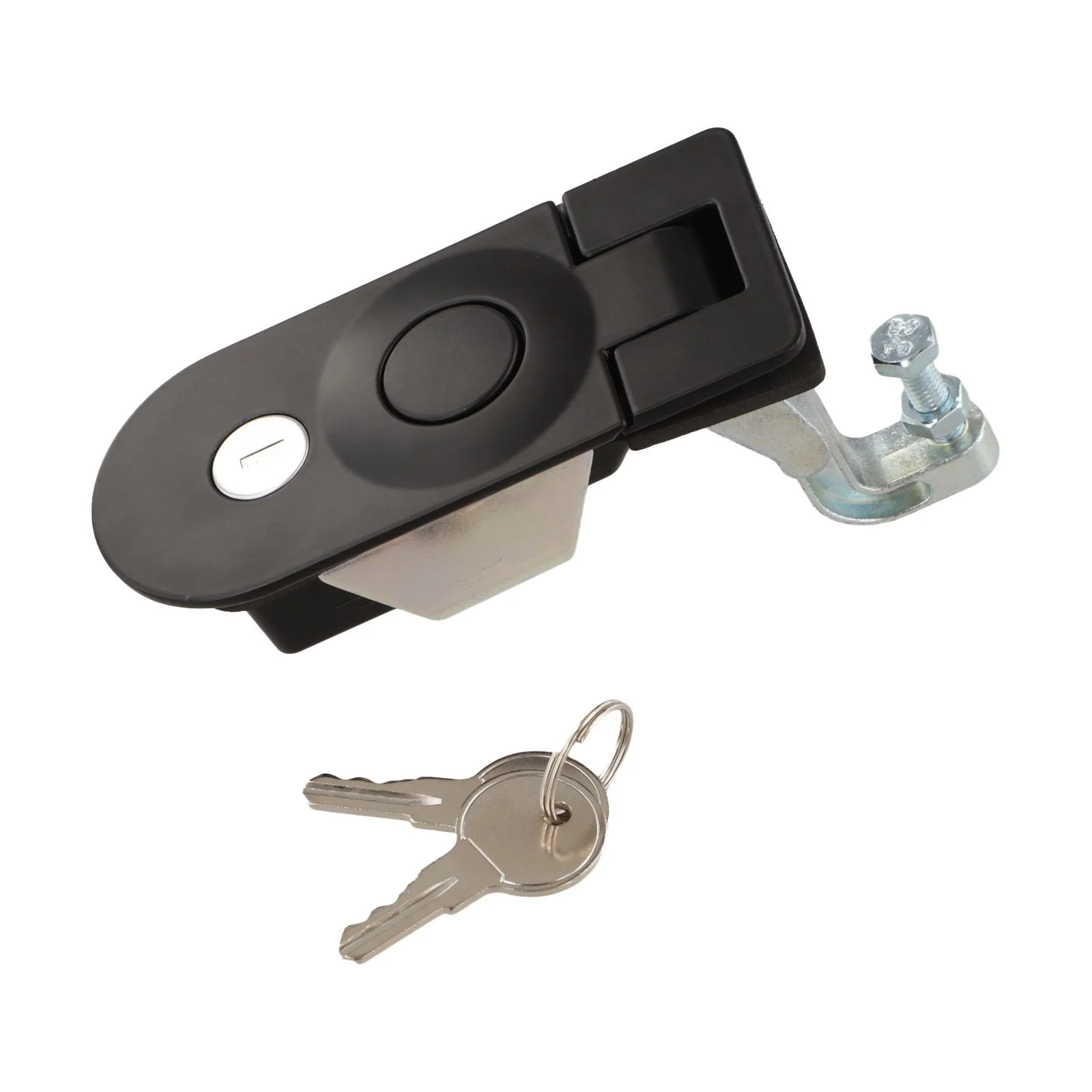 52mm Tool Box Lock Compression Push Lock Latch Accessory Zinc Alloy Lock Ideal For Caravans Robust Construction