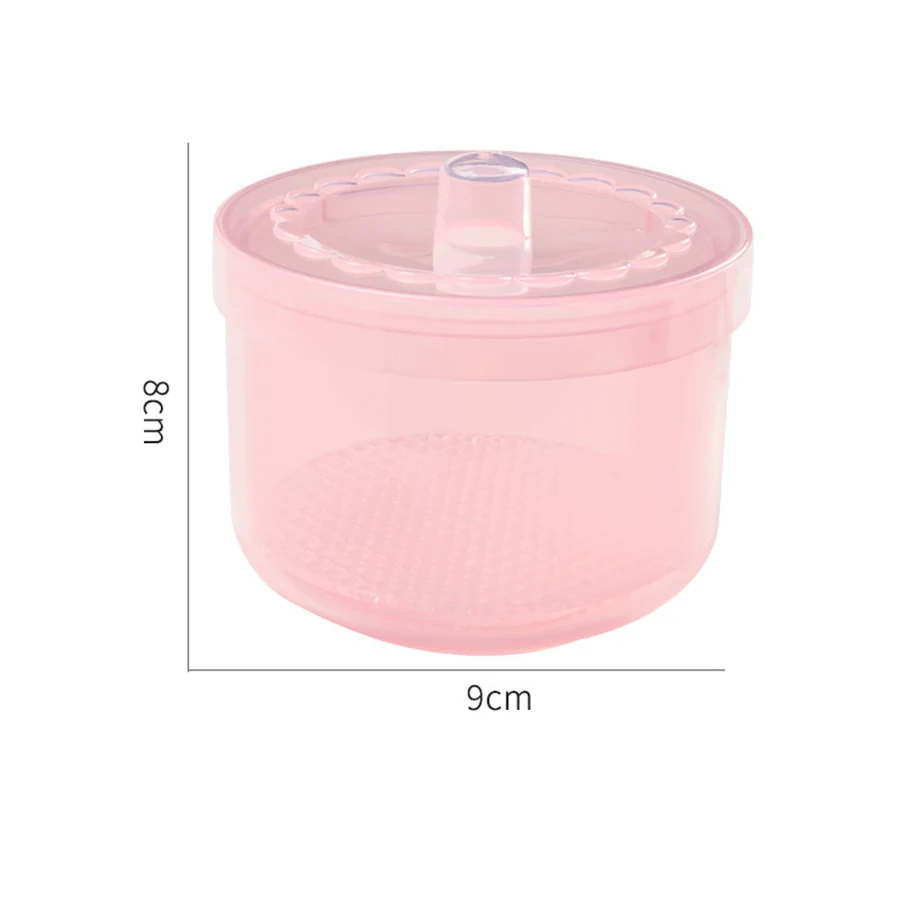 1 Piece Nail Sanding Machine Drill Bit Storage Box, Disinfection Box, Nail Art Tools, Cleaning Circular Arabizer, Plastic Box, A