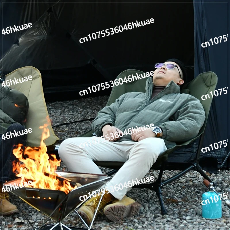 Outdoor Camping Folding Lying Chair, Portable and Ultra-Light - Quantitative Fishing & Siesta Moon Chair