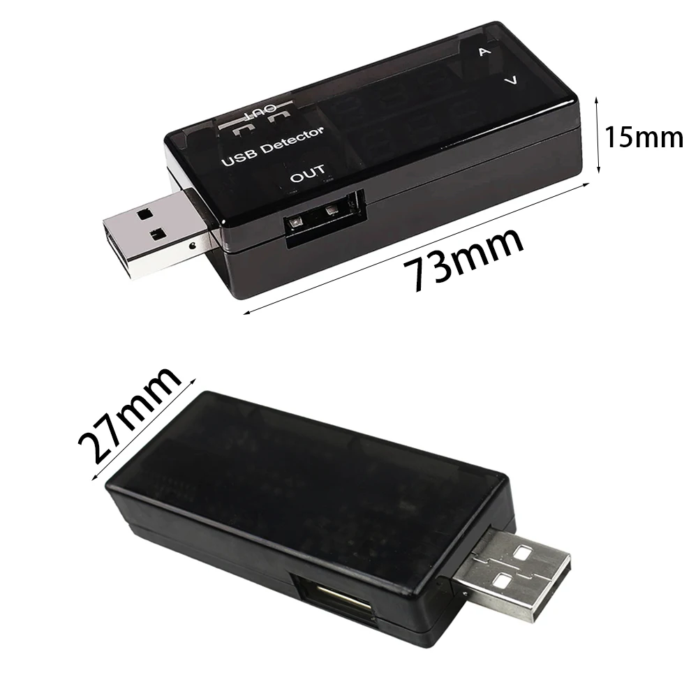 USB 충전기 테스터 의사 전압 전류 측정기 전압계 전류계 배터리 용량 테스터 모바일 전력 검출기