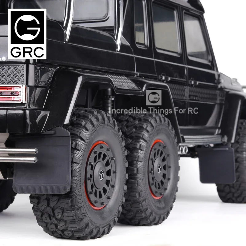 GRC Gumowa klapka błotna ze wspornikiem ze stali nierdzewnej Błotnik do 1/10 RC Crawler TRX4 Benz G500 TRX6 G63 Opcja aktualizacji Części # G145D