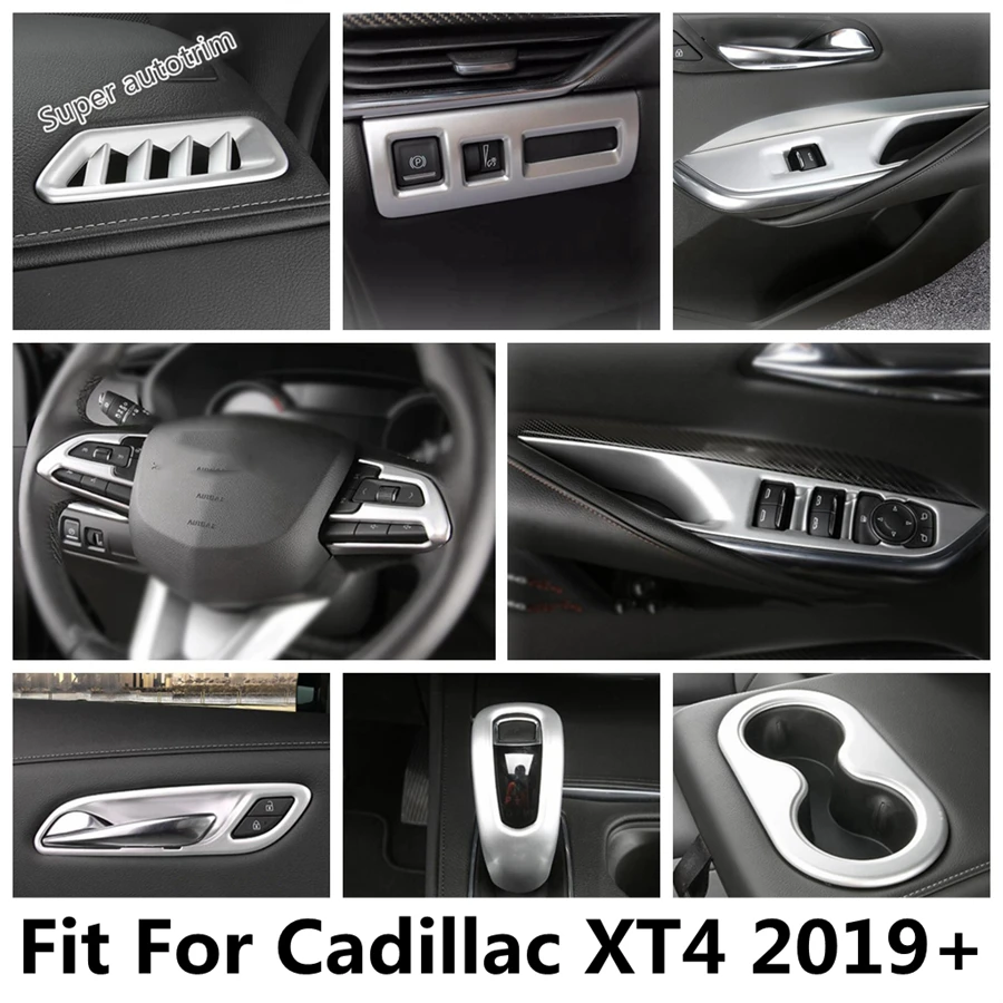 

Head Light / Read Lamp / Water Cup / Handle Bowl / Window Lift / Shift Knob Cover Trim Accessories For Cadillac XT4 2019 - 2022