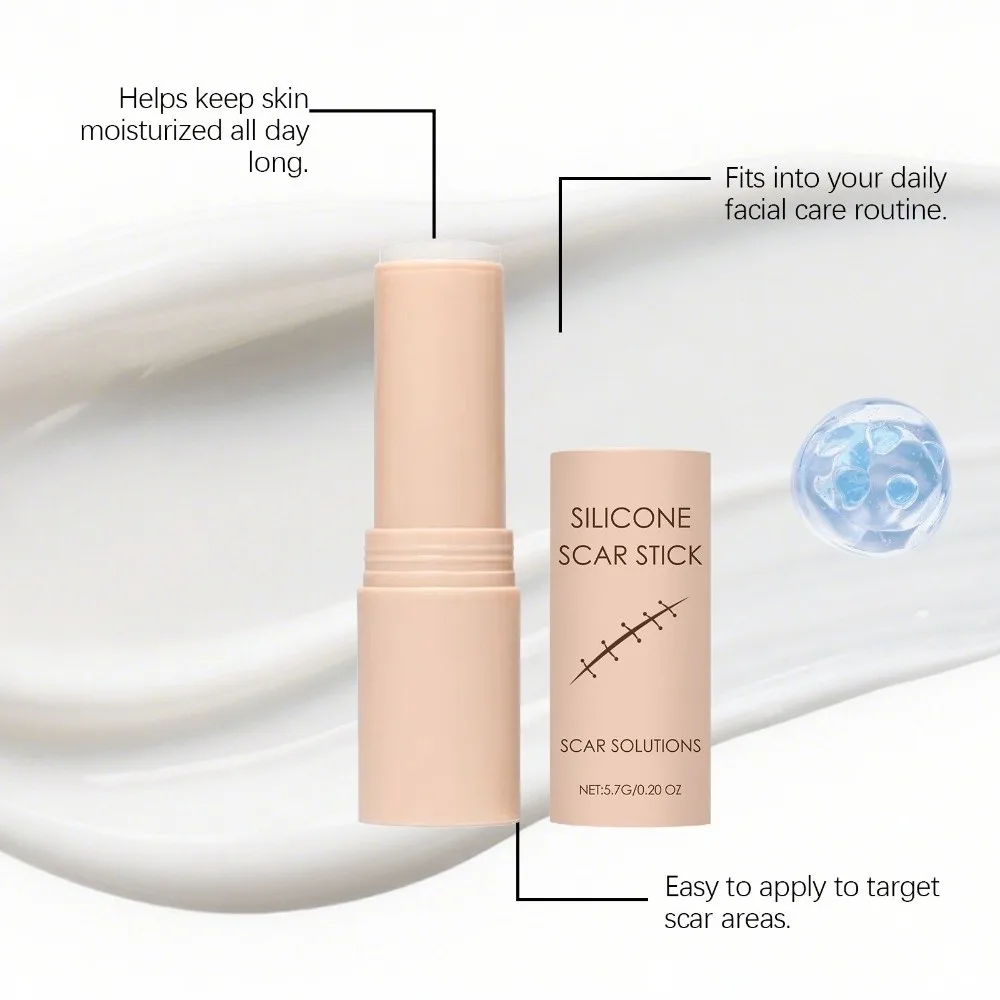 Bastoncino leggero per il trattamento delle cicatrici Formula delicata Bastoncini in silicone ipoallergenici Trattamento viso con bastoncino per cicatrici in silicone facile da applicare