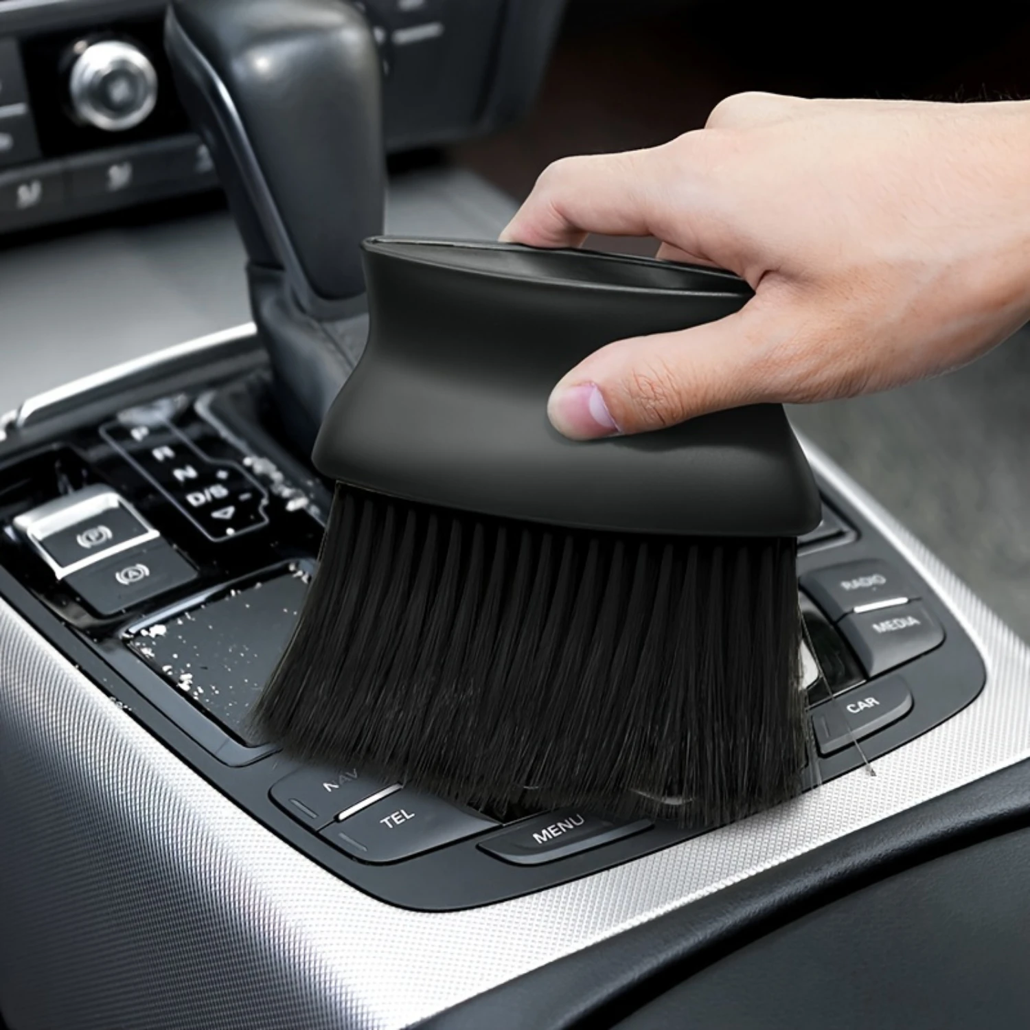 Car Interior Cleaning Brush, Groove Cleaning Brush, Window Door Track Brush, Desktop Brush, Dust Removal Brush, Crevice Brush, M