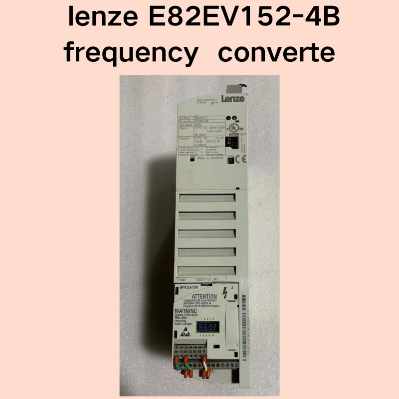 Second  hand lenze E82EV152-4B frequency  converter test OK