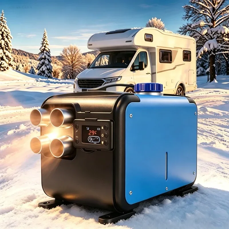Engine Preheater Car Heater Air Diesel Heater 12V 24V 220V Air Parking Heater Warmer LCD Dry Webasto Heating Remote Control