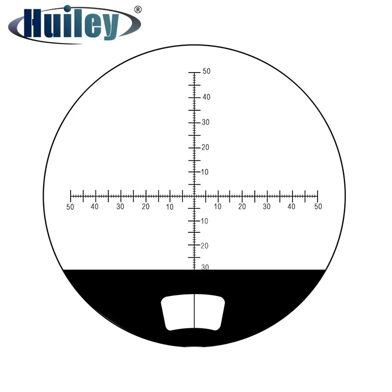 

Telescope Eyepiece Cross Reticle Scale Diameter 22 mm for Binoculars Monocular Rifle Scope DIV=0.1 mm Micrometer Slide