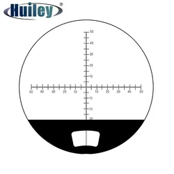 Telescope Eyepiece Cross Reticle Scale Diameter 22 mm for Binoculars Monocular Rifle Scope DIV=0.1 mm Micrometer Slide