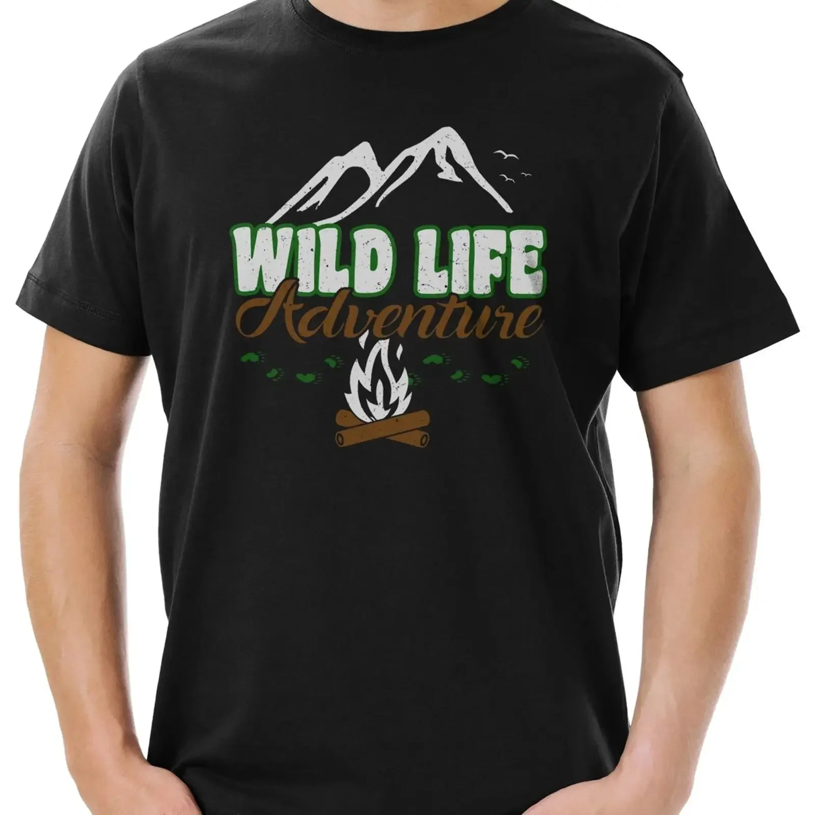 Outdoor Adventure Logo - Camiseta con logotipo de Wild Life