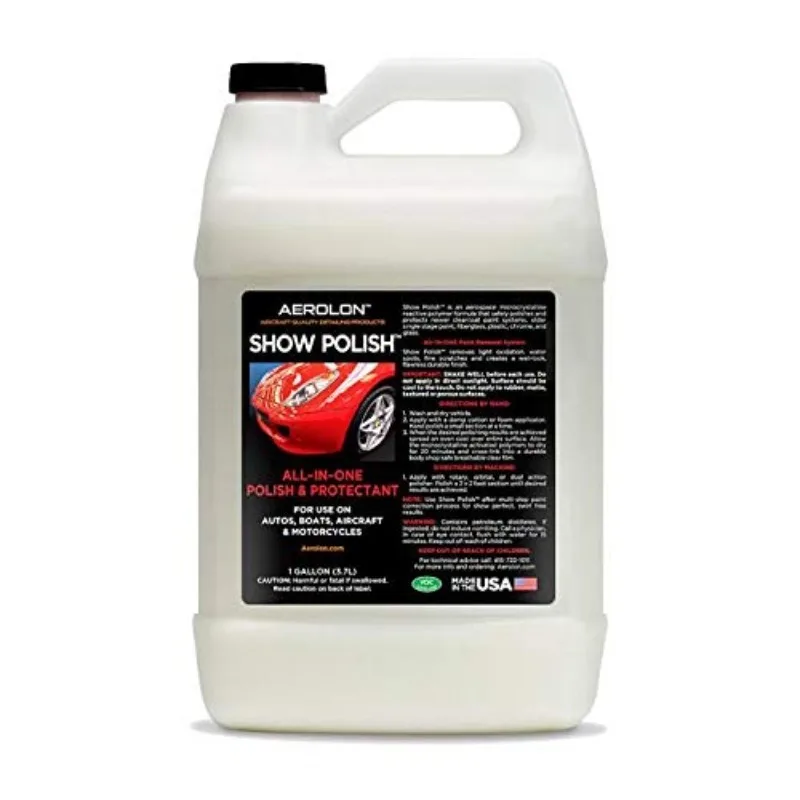

Show Polish: High Gloss Polish and Base Coat Sealer, Liquid Car Wax Shine with Polymer Paint Sealant Protection, Base Coat Seala