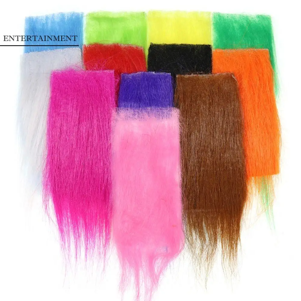 

For Parachute Fly For Pike Bass Binding Tying Material Longest Craft Fur Fluffy Synthetics Fly Fishing Material Artificial Fur