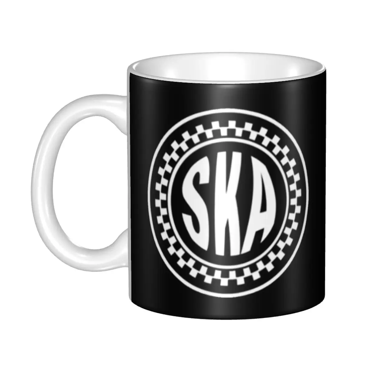 

Кофейная кружка Ska Stamp, сделай сам, индивидуальная музыкальная керамическая кружка для чая с молоком в стиле регги