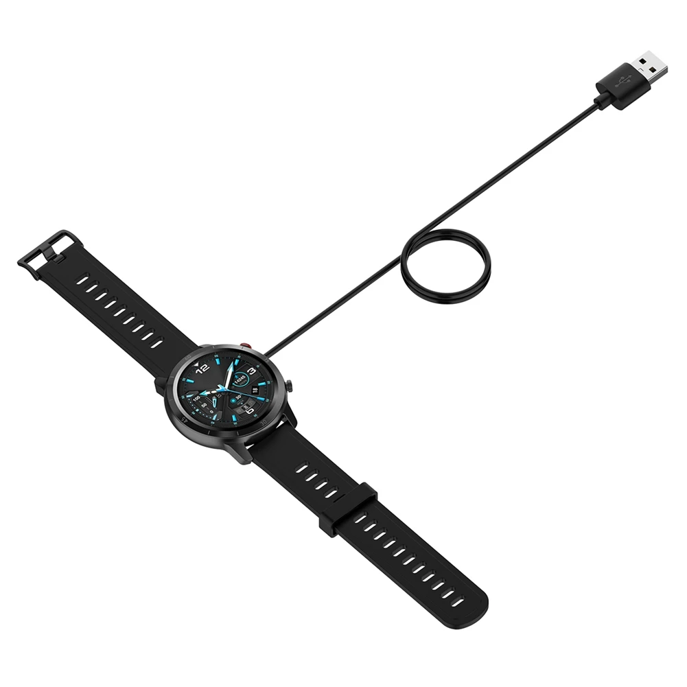 Ticwatch GTX ウォッチ充電器 Xiaomi Haylou Solar LS05 磁気充電ケーブル (1M、保護チップ付き) に適しています。