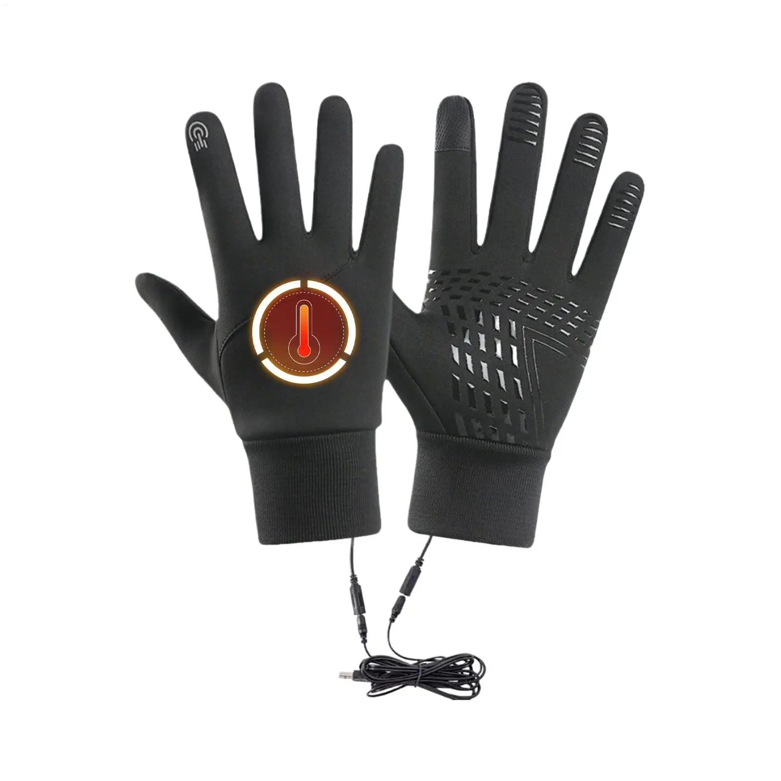 USB Heizung Thermo Handschuhe Handwärmer Handschuhe Beheizte Fäustlinge Winter Radfahren Handschuhe Motorrad Fahrrad Wandern Touchscreen Handschuhe