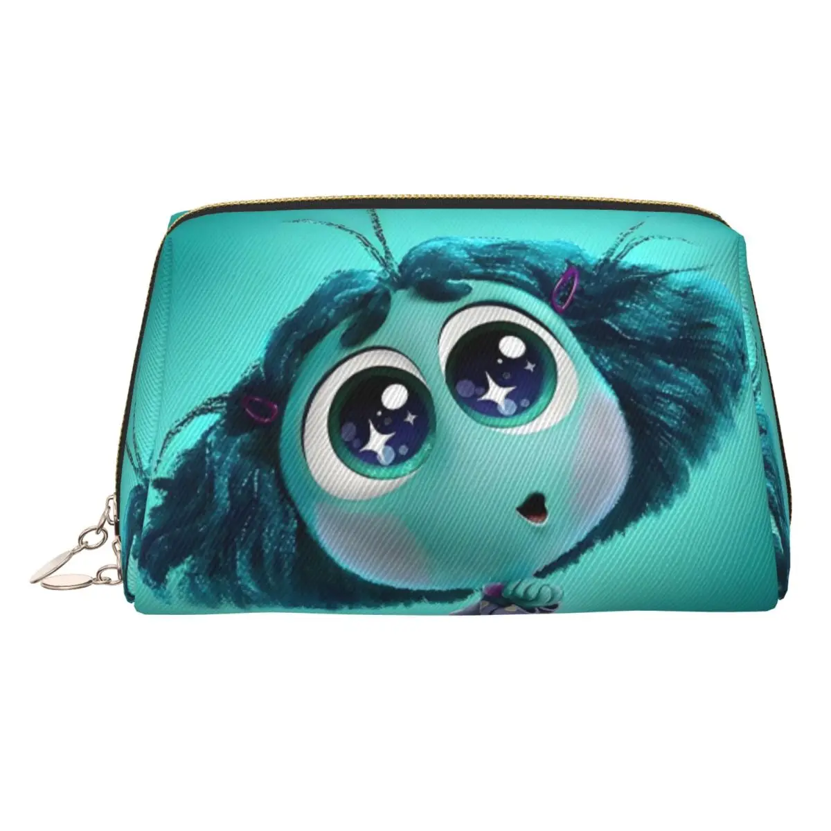

Custom Inside Out Print Toiletry Bag for Women Makeup Cosmetic Organizer Ladies Beauty Storage Dopp Kit Case