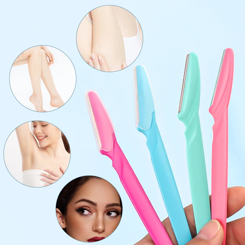 1 قطعة مجموعة الحلاقة الحاجب متعددة الأغراض شفرات الحلاقة الوجه للنساء والرجال Dermaplaning أداة سهلة الاستخدام القاطع شفرات الحلاقة ماكياج أداة