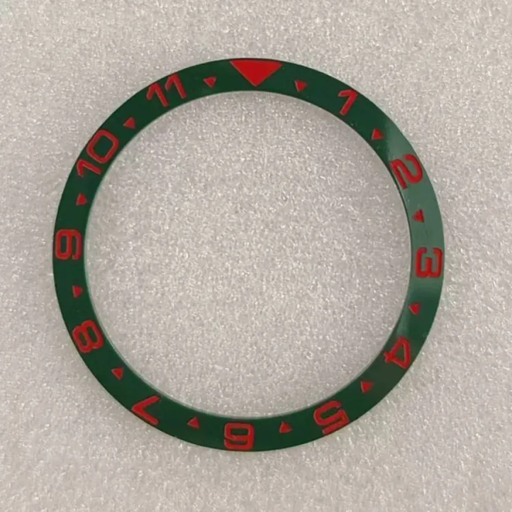 Watch Bezel Digital Ceramic Ring Inner Diameter 31.5mm Outer Diameter 38mm Flat Bezel Repair Part Watch Accessores