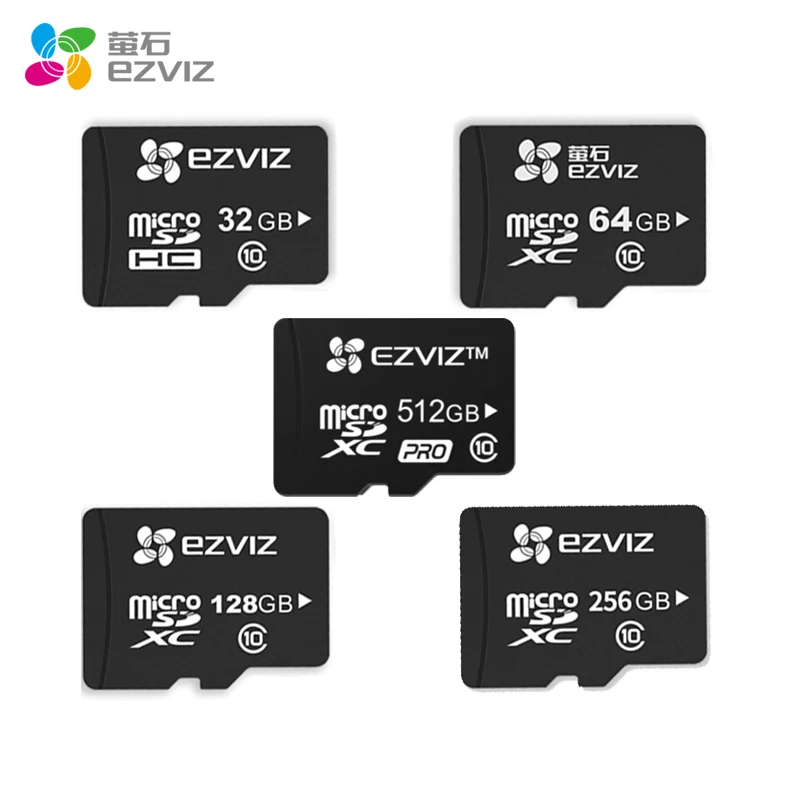 Оригинал EZVIZ 32/64/128/256 Гб класс 10 высокая скорость чтения/записи MicroSD TF карта для камеры безопасности Hikvision