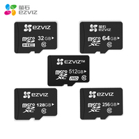 Original EZVIZ 32/64/128/256GB Class 10 High Speed Read/Write MicroSD TF Card For Hikvision Security Camera