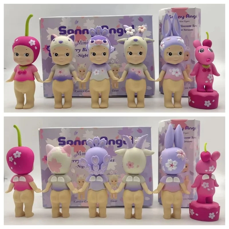 

Hot Sale Sonny Angel Mini Figure Cherry Blossom Series Night Version Rabbit Surprise Blind Box Tideplay Toy Cure Doll Lucky Gift