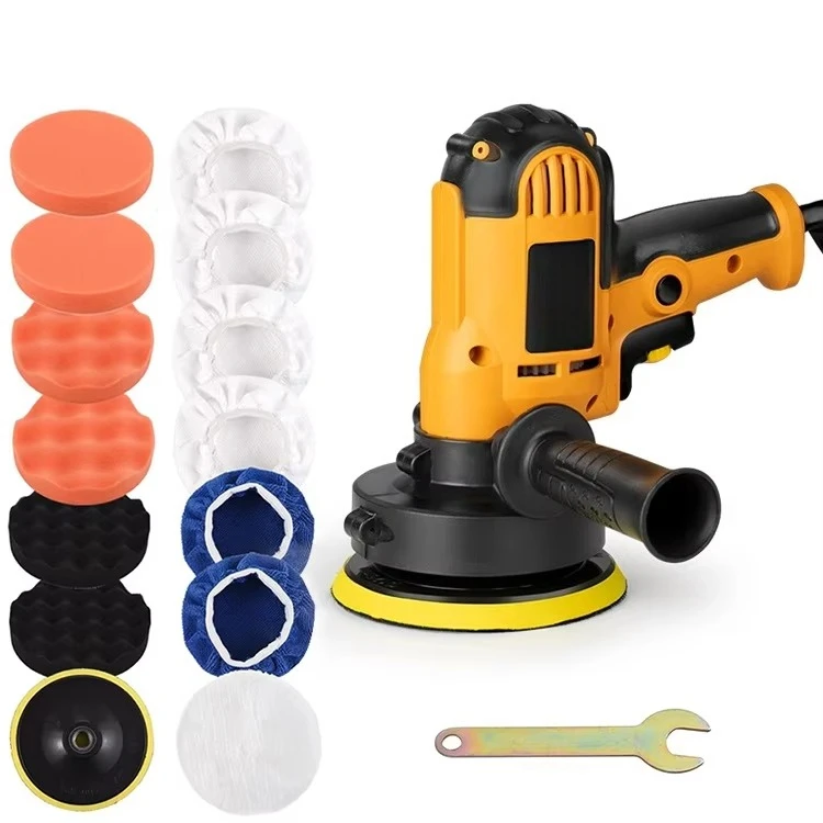 Hot Sell Electric Industrial Polishing Machine Multi Functional Efficient Car Polisher Car Waxing Sealing 125mm Straight bar