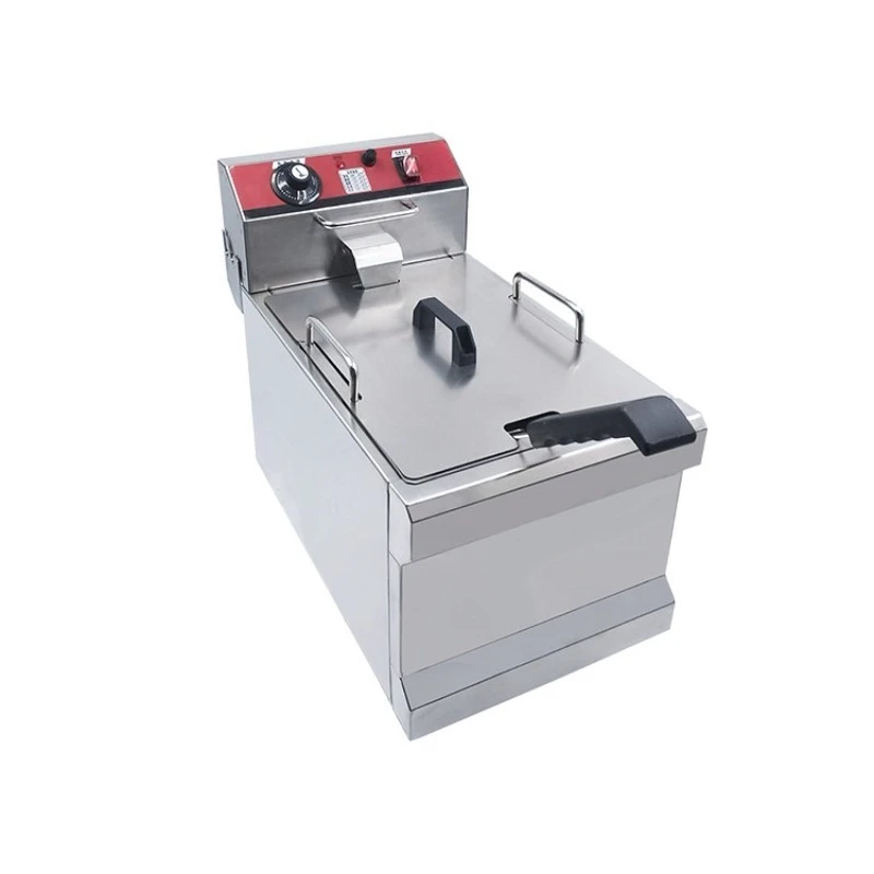

17L single cylinder electric fryer, single sieve fryer, fryer