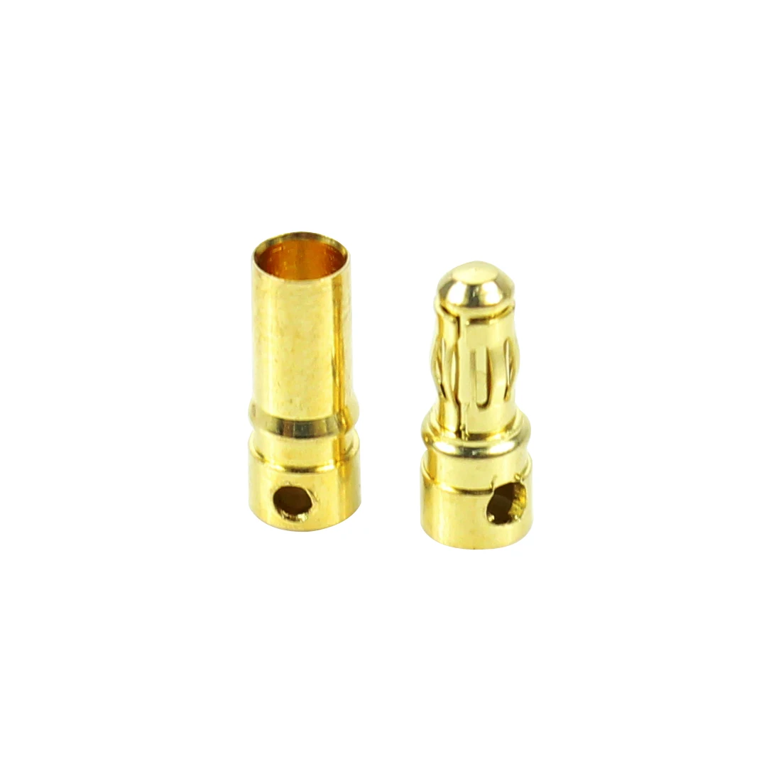JMT 6 Paar dicke, vergoldete 3,5-mm-Bananenstecker für ESC-Batterie, RC-Quadcopter, Drohne – Detail 1