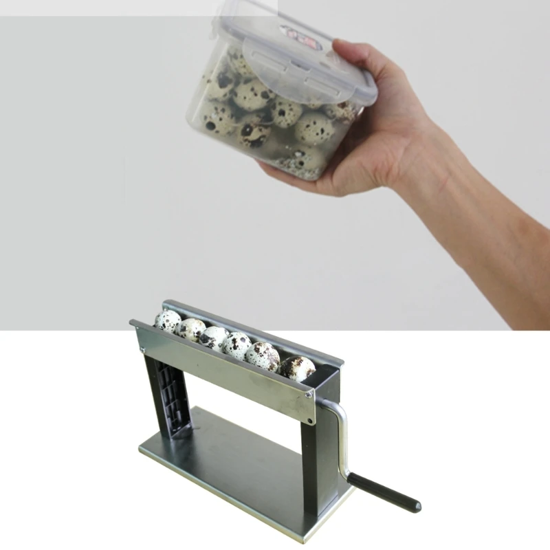 

Small and Portable Quail Eggs Peelers 304Stainless Steel Texture for Easy Storage