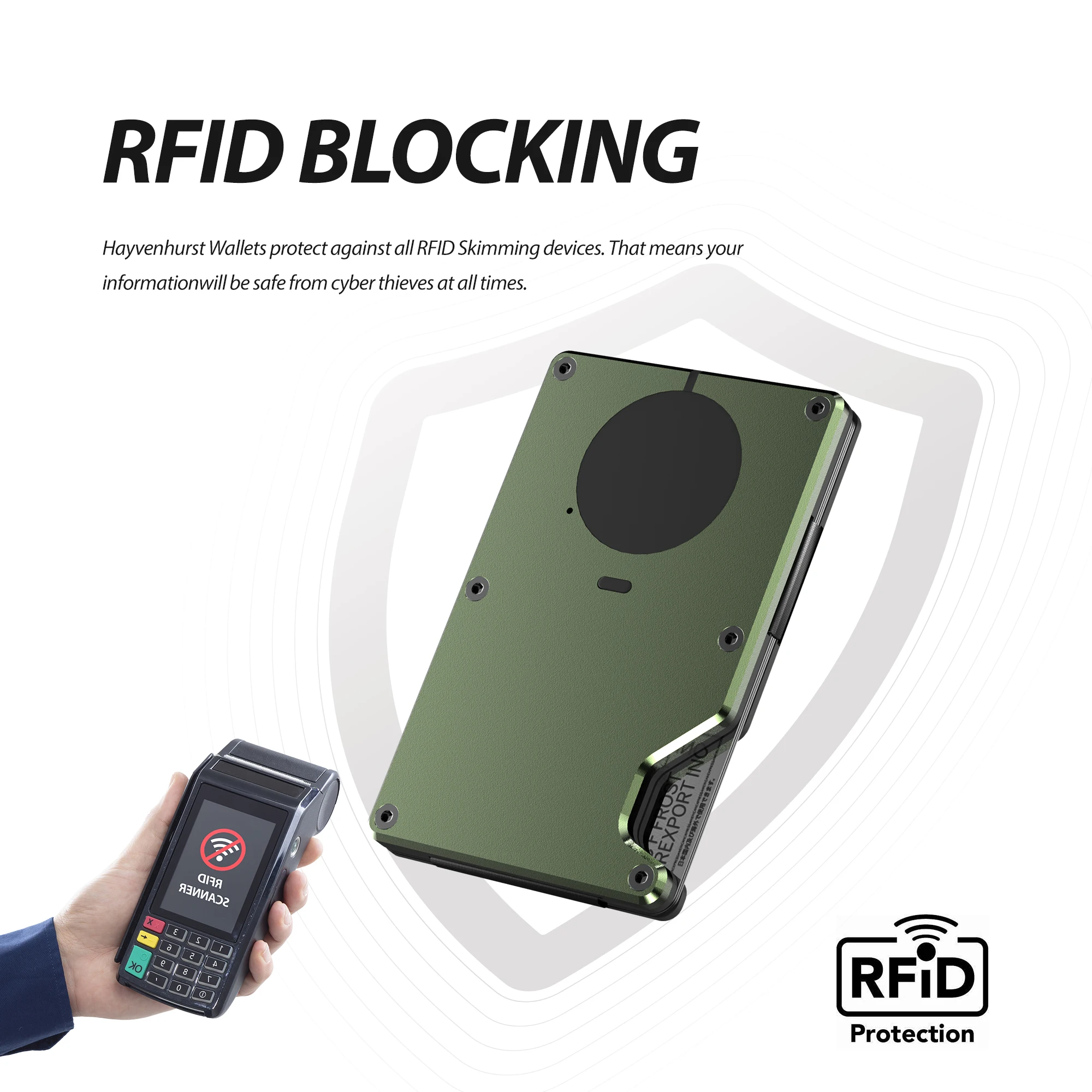 Wallet With Built In Airtag Chip, Rfid Blocking Credit Card Holder, Slim Wallet For Men, Compatible With Apple Find My ios Only