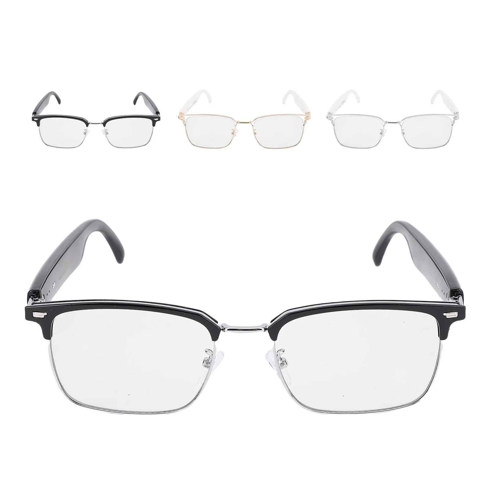 Smart Bluetooth Sunglasses Built in Speaker Mic Open Headphone Glasses for Casual Outings Sporty Adventures